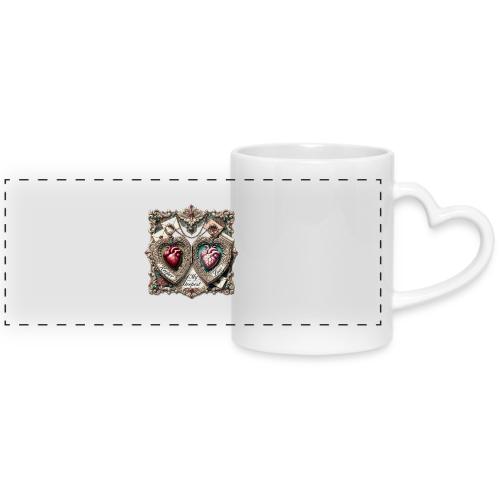 Keeper of My Deepest Love Victorian Locket T-Shirt - Mug with Heart Handle