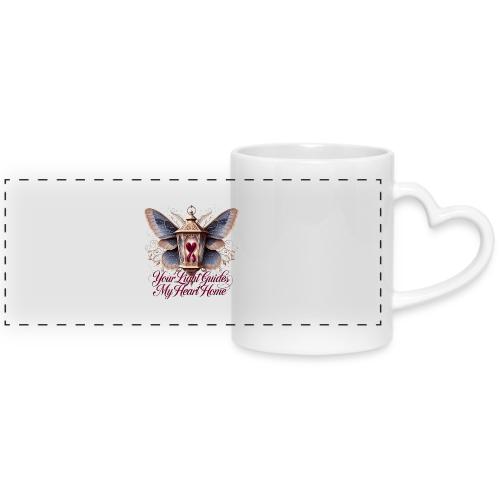 Your Light Guides My Heart HomeGifts T-Shirt - Mug with Heart Handle