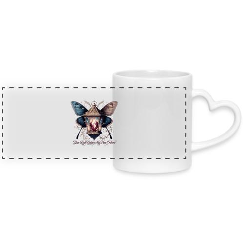 Guiding Light Eternal Flame Lantern Romance Gifts - Mug with Heart Handle