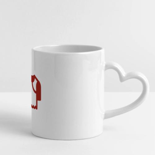 Logo outline - Mug with Heart Handle