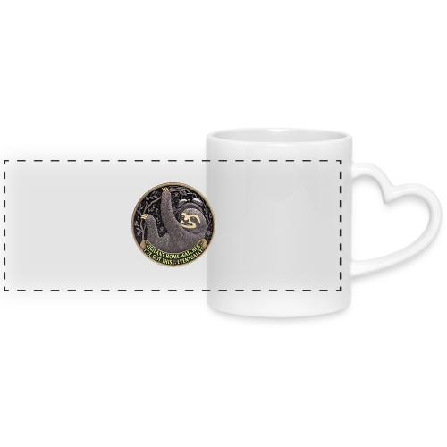 Sloth Home Watcher T Shirt - Mug with Heart Handle