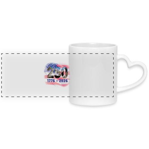 1776 - 2026 | 250 Years USA - Mug with Heart Handle