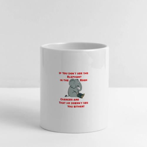 Elephant in the Room Meme - Mug with Heart Handle