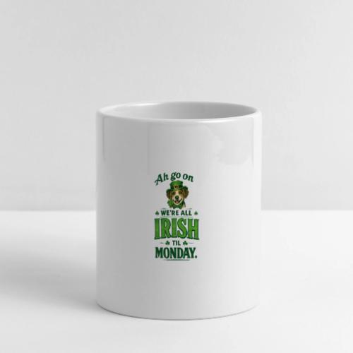St. Patrick’s Day Dog T-Shirt – We’re All Irish - Mug with Heart Handle