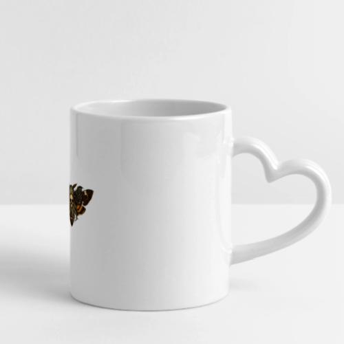 Cthulhu Moth Skull - Mug with Heart Handle
