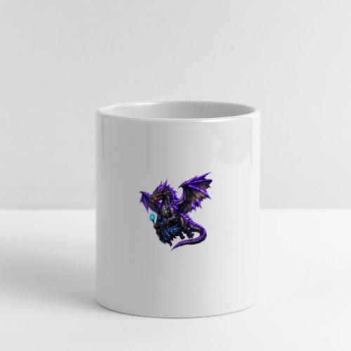 Neon Dragon and Battle Mage - Mug with Heart Handle