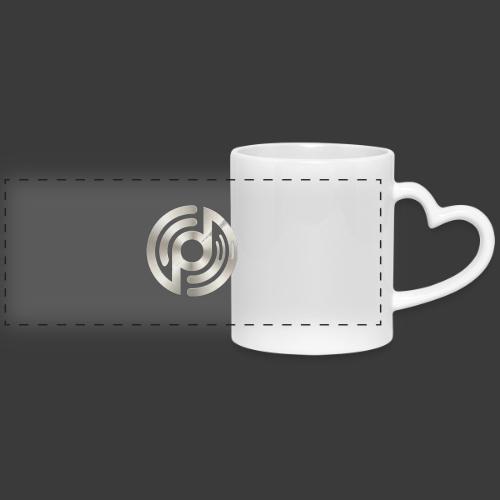 Open Musicians Collective Chrome Logo - Mug with Heart Handle
