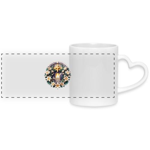 Easter The Tomb Is Empty T Shirt, Christian Gift - Mug with Heart Handle