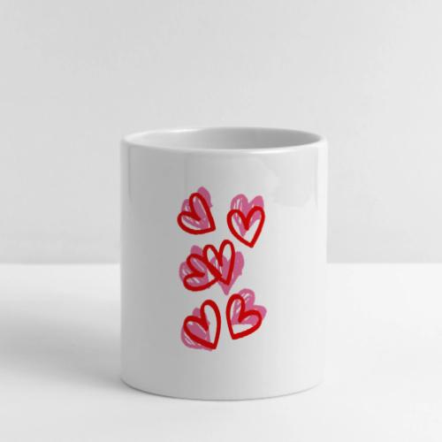 Heart Drawing Mug - Mug with Heart Handle