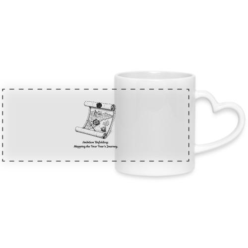 Unfolding Map of Ambition T-Shirt - Mug with Heart Handle