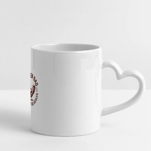 Chicken Dad – Certified Egg Dealer - Mug with Heart Handle