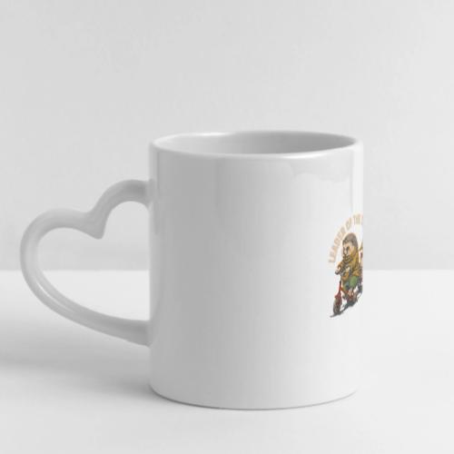 Leader of the Tiny Riot Design - Mug with Heart Handle