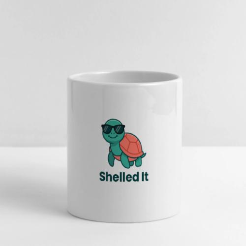 Funny Turtle Sunglasses Shelled It Cute Gift - Mug with Heart Handle