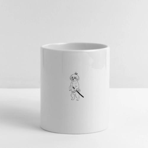 Samurai Maltese Katana Warrior Dog Tee - Mug with Heart Handle