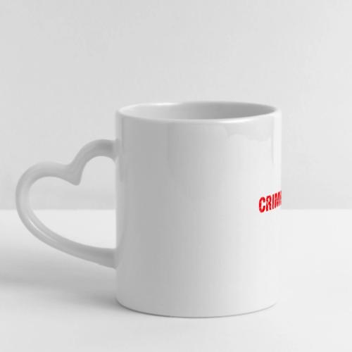 Id Commit Crimes for This Dog Funny Tee - Mug with Heart Handle