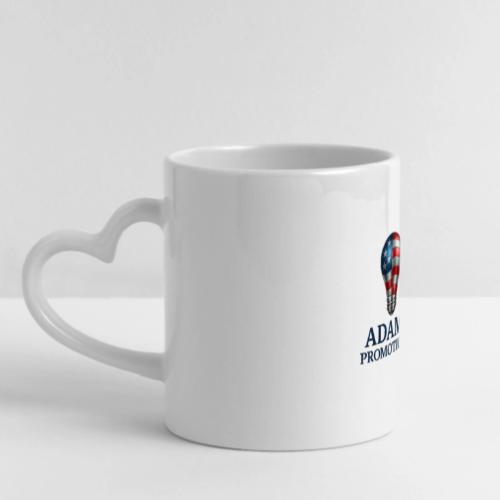 Adams promotions American flag metallic light bulb - Mug with Heart Handle