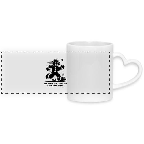 Gingerbread Man T-Shirt - Mug with Heart Handle