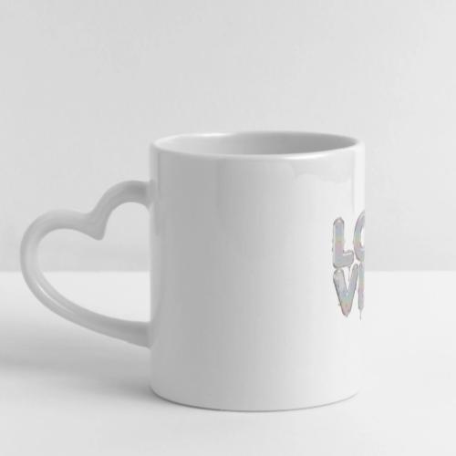 Love - Mug with Heart Handle