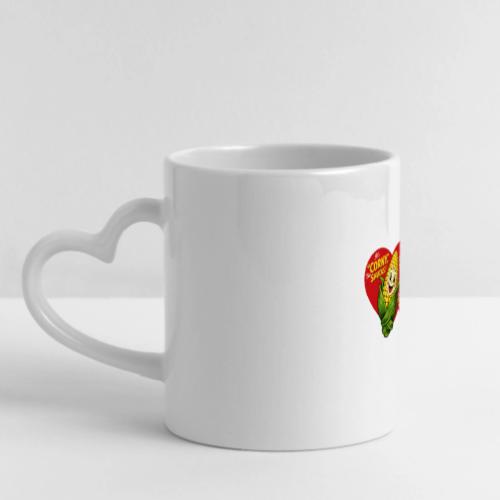 Corny Valentine T-Shirt - Mug with Heart Handle
