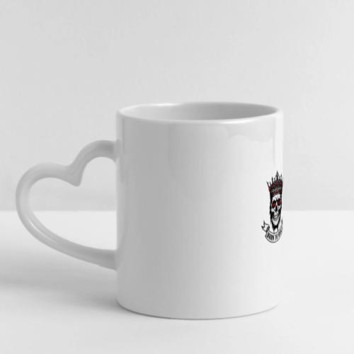 Born to Rule Skull King - Mug with Heart Handle