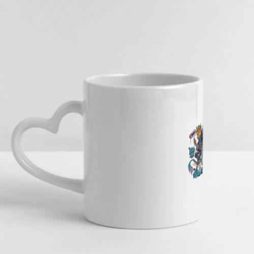 Kitsune Street Rebel - Mug with Heart Handle