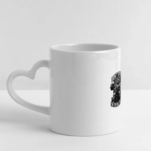 Raccoon Lifter Don’t Spot Me - Mug with Heart Handle