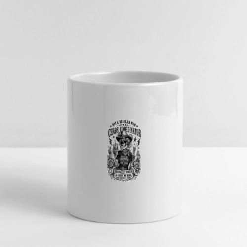Chaos Coordinator Mom Skeleton Cowgirl - Mug with Heart Handle