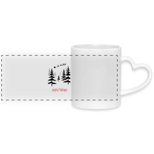 Joyful Tidings Christmas T-Shirt - Mug with Heart Handle