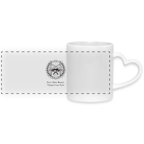 Vintage Pickleball T-Shirt, Mug, & Poster - Mug with Heart Handle