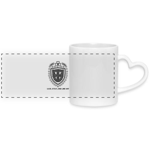 Celtic Knot T-Shirt, Symmetrical Shield - Mug with Heart Handle
