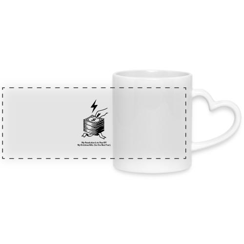 Christmas Bills T-Shirt - Mug with Heart Handle