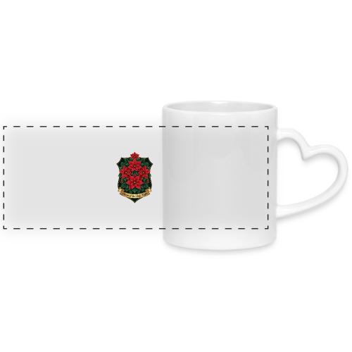 Poinsettia Crest T-Shirt - Mug with Heart Handle