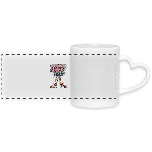 Toasting Hands T-Shirt Confetti Shower Premium - Mug with Heart Handle