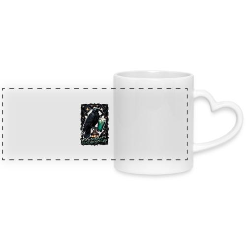 Sarcastic Raven Shenanigans Tee - Mug with Heart Handle