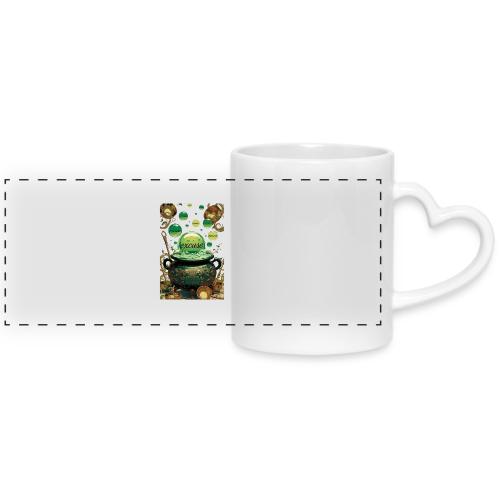 Emerald Excuses Cauldron Graphic Tee - Mug with Heart Handle