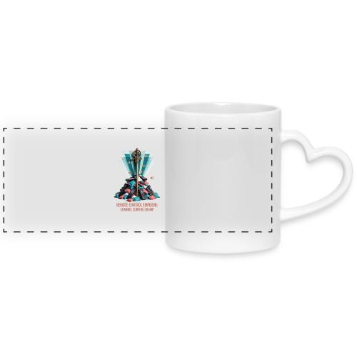 Remote Control Emperor T Shirt - Mug with Heart Handle