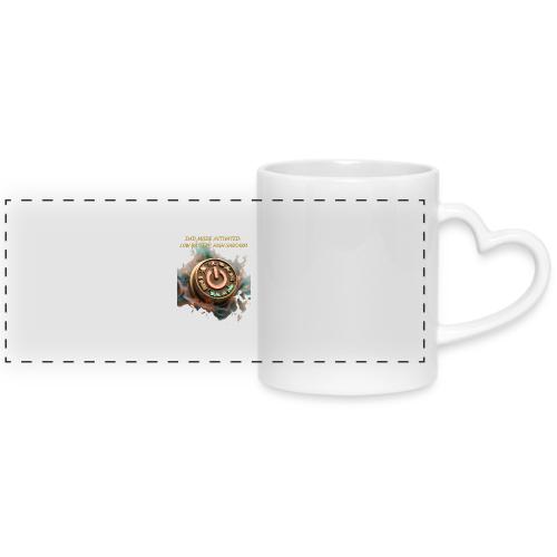 Dad Mode Activated T Shirt, Funny Dad Gift - Mug with Heart Handle