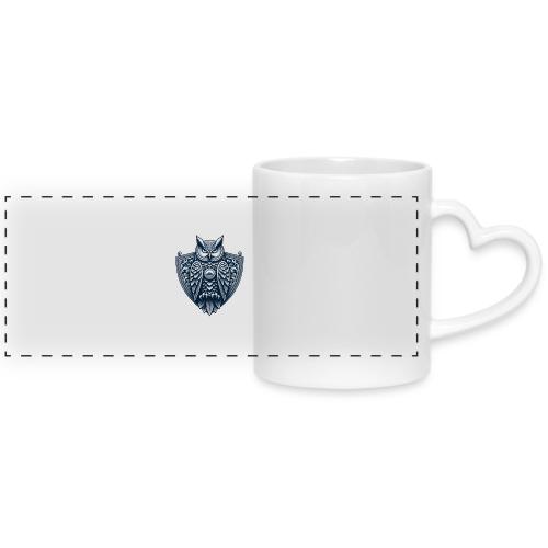 Night Watch Owl T Shirt, Sarcastic Dad Gift - Mug with Heart Handle