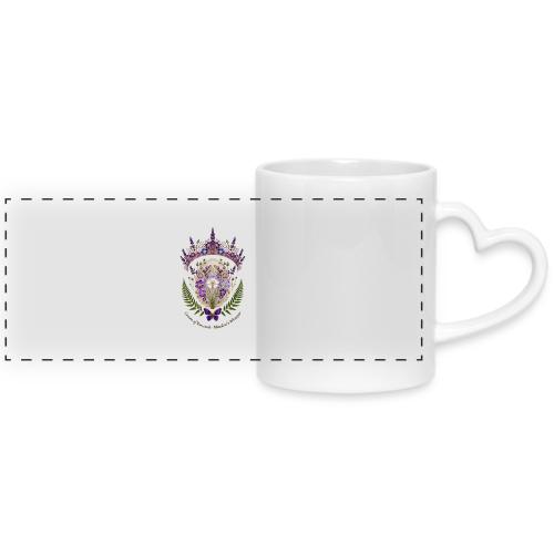 Spring Meadow Crown Tee, Cottagecore Renewal Gift - Mug with Heart Handle