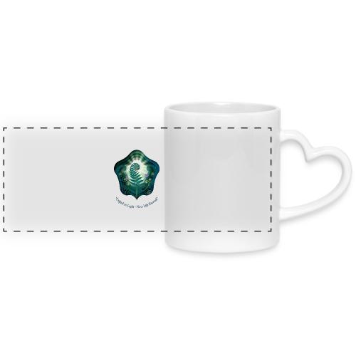 Easter Unfurl in Light Resurrection T Shirt, Gift - Mug with Heart Handle