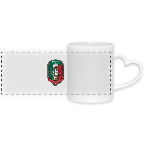 Mexico Eagle Valor T-Shirt, Pride Badge Gift - Mug with Heart Handle