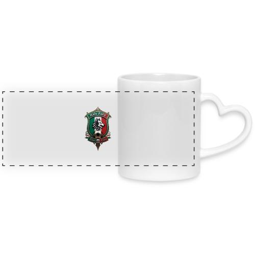 Italy heritage Wolf Fury Tee, Pride Badge Gift - Mug with Heart Handle