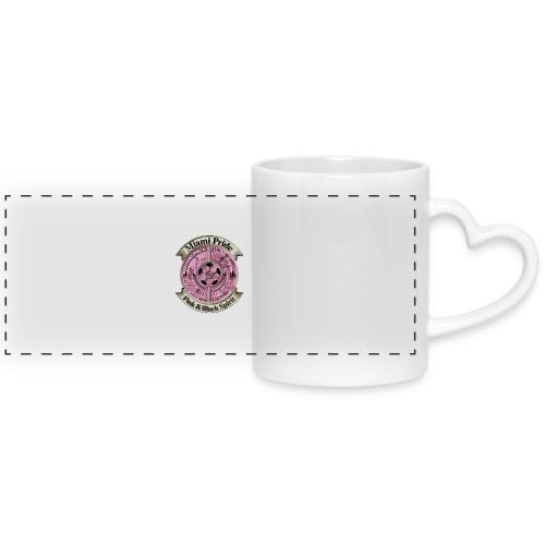 Miami Pride T Shirt, Soccer City Pride Gift - Mug with Heart Handle