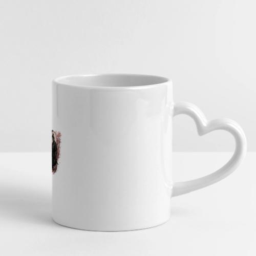 Samurai cherry blossoms - Mug with Heart Handle