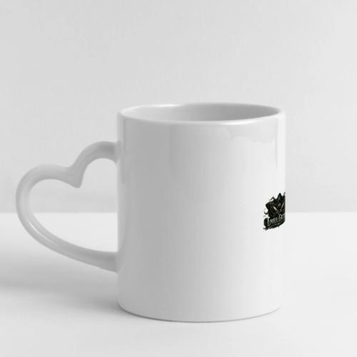 Lovely Grizzly logo - Mug with Heart Handle