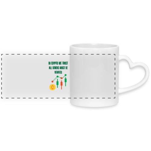 Sarcastic Bitcoin Investor T-shirt - Mug with Heart Handle