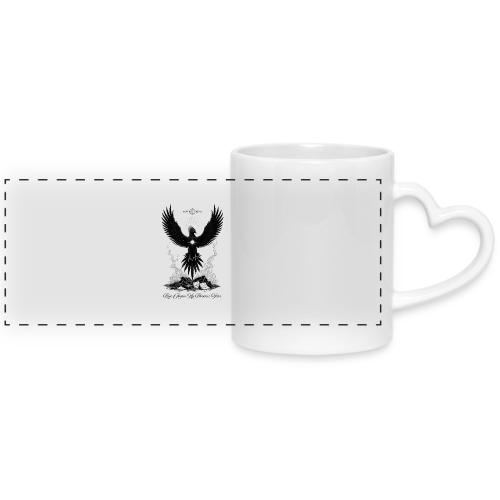 The Phoenix of Renewal T-Shirt - Mug with Heart Handle