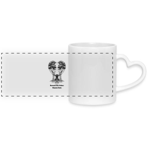 Angelic Guardian T-Shirt, Mug - Mug with Heart Handle