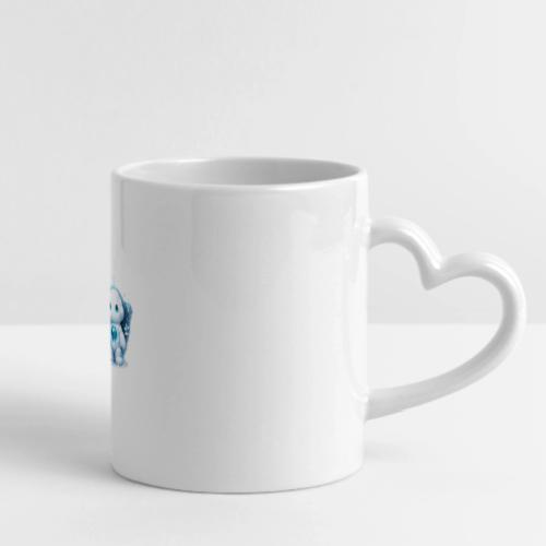 Snowy AI - Mug with Heart Handle