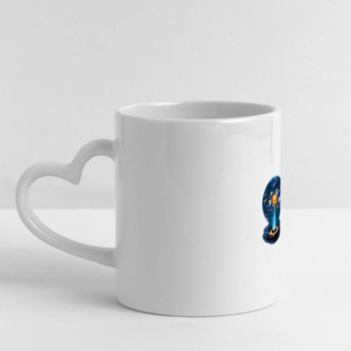 Holographic Universe - Mug with Heart Handle